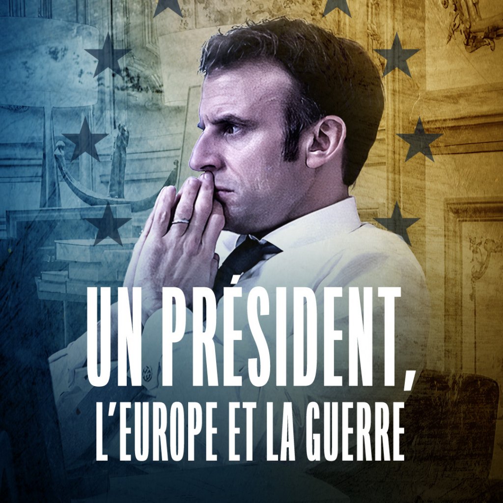 Plakat til dokumentaren “Un président, l'Europe et la guerre”