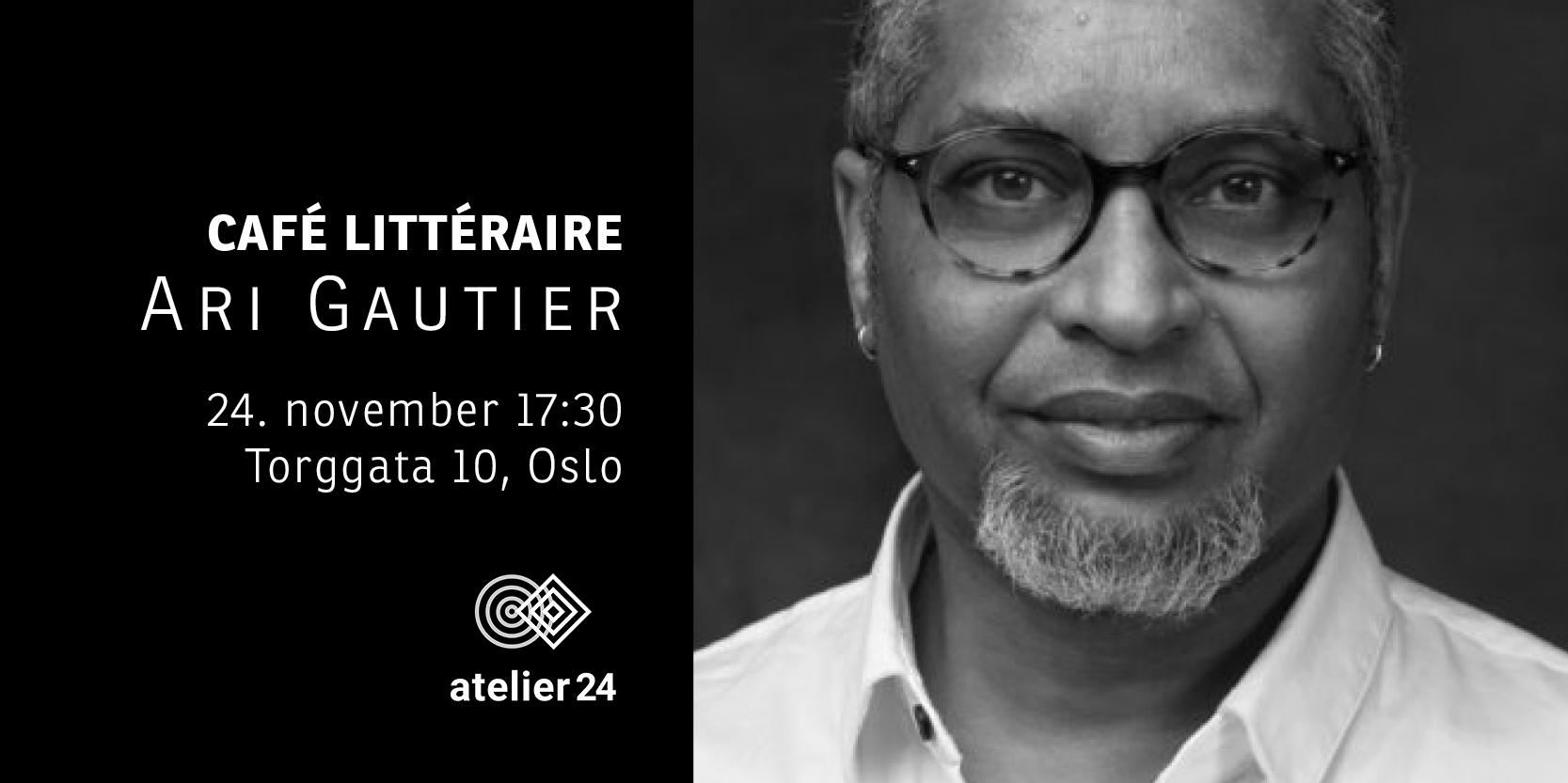 Café littéraire, litteraturtreff, Ari Gautier, 24. november 2023