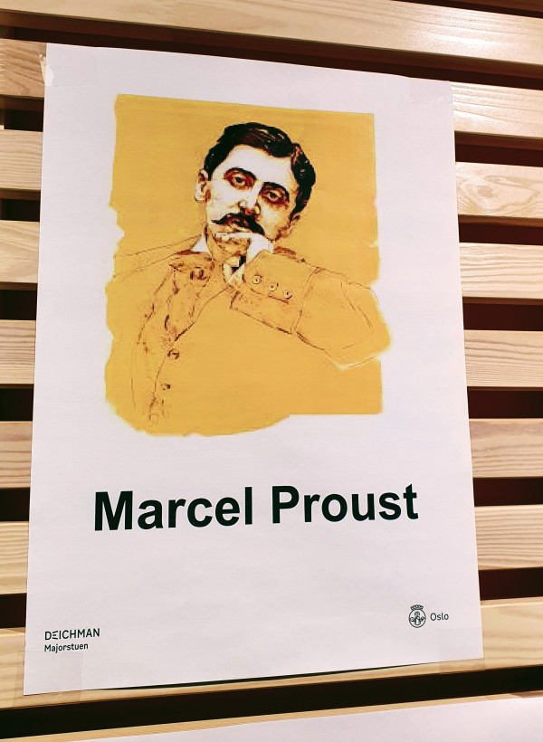 Proust-utstillingen på Deichman Majorstuen